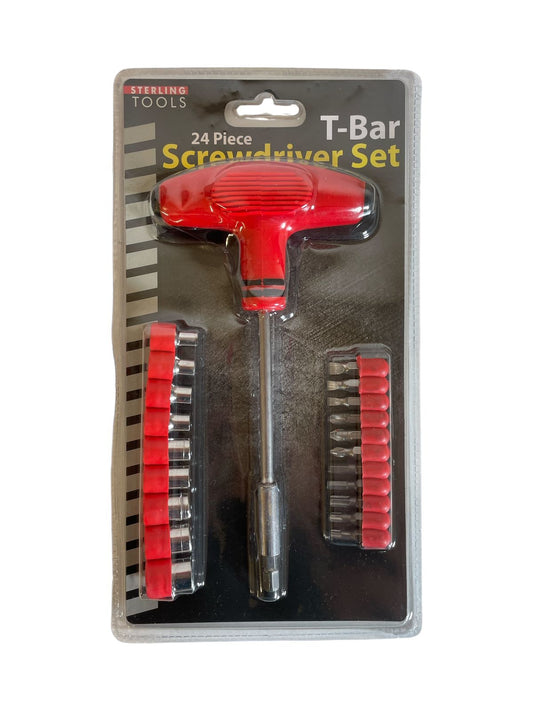 Juego de Desarmadores T-Bar 24 Piezas