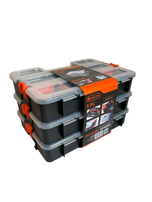 Organizador Tactix 3 Piezas con Compartimentos Ajustables