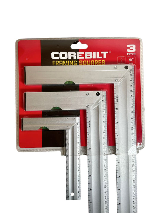 Juego de Escuadras de Marco Corebilt, 3 Piezas