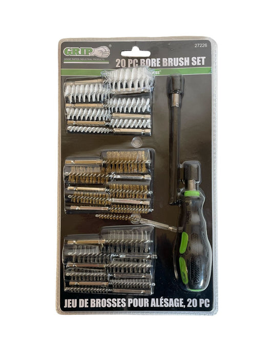 Set de Brochas para Perforación 20 Piezas GRIP