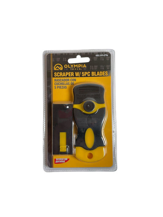 Rascador Olympia Tools con 5 cuchillas intercambiables