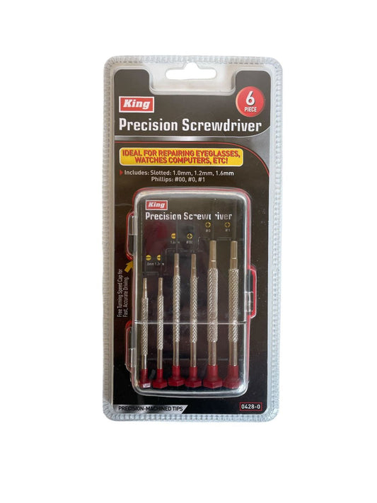 Juego de Desarmadores de Precisión King – 6 Piezas