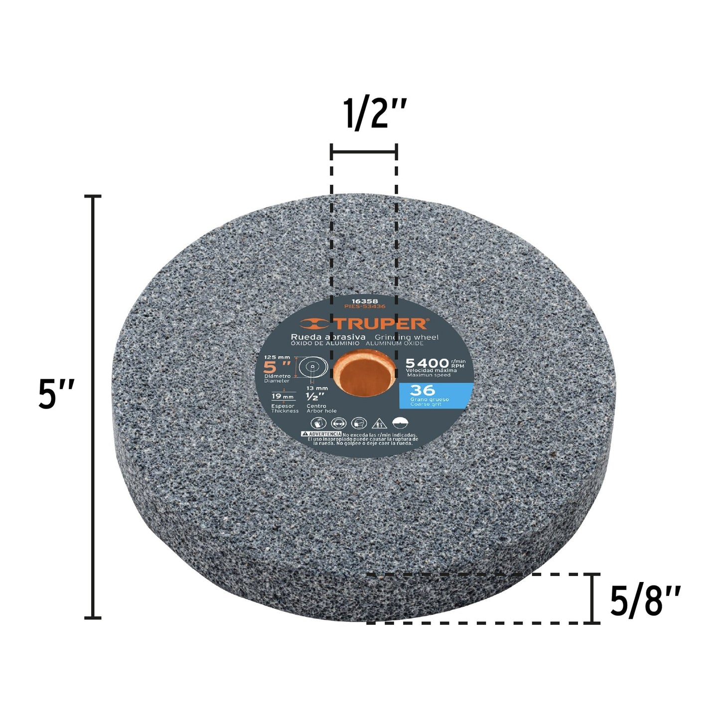 Esmeriladora de Banco PRETUL 5” (120W)