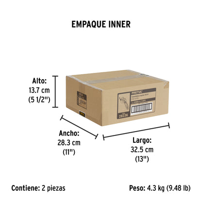 Esmeriladora Angular 4-1/2” PRETUL, 550W