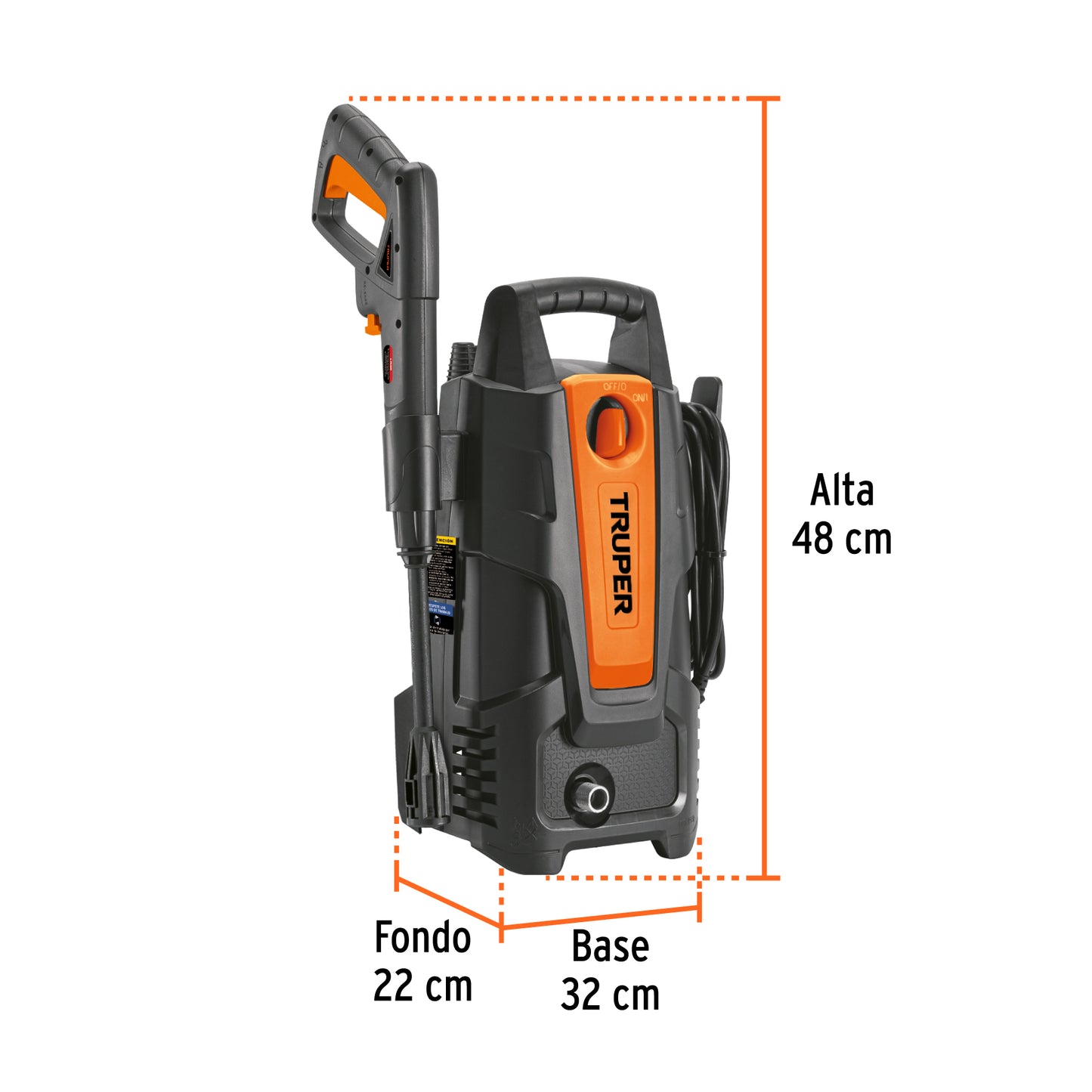 Hidrolavadora Eléctrica TRUPER 1500 PSI