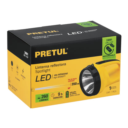 Pretul Reflector LED Recargable 145 lúmenes