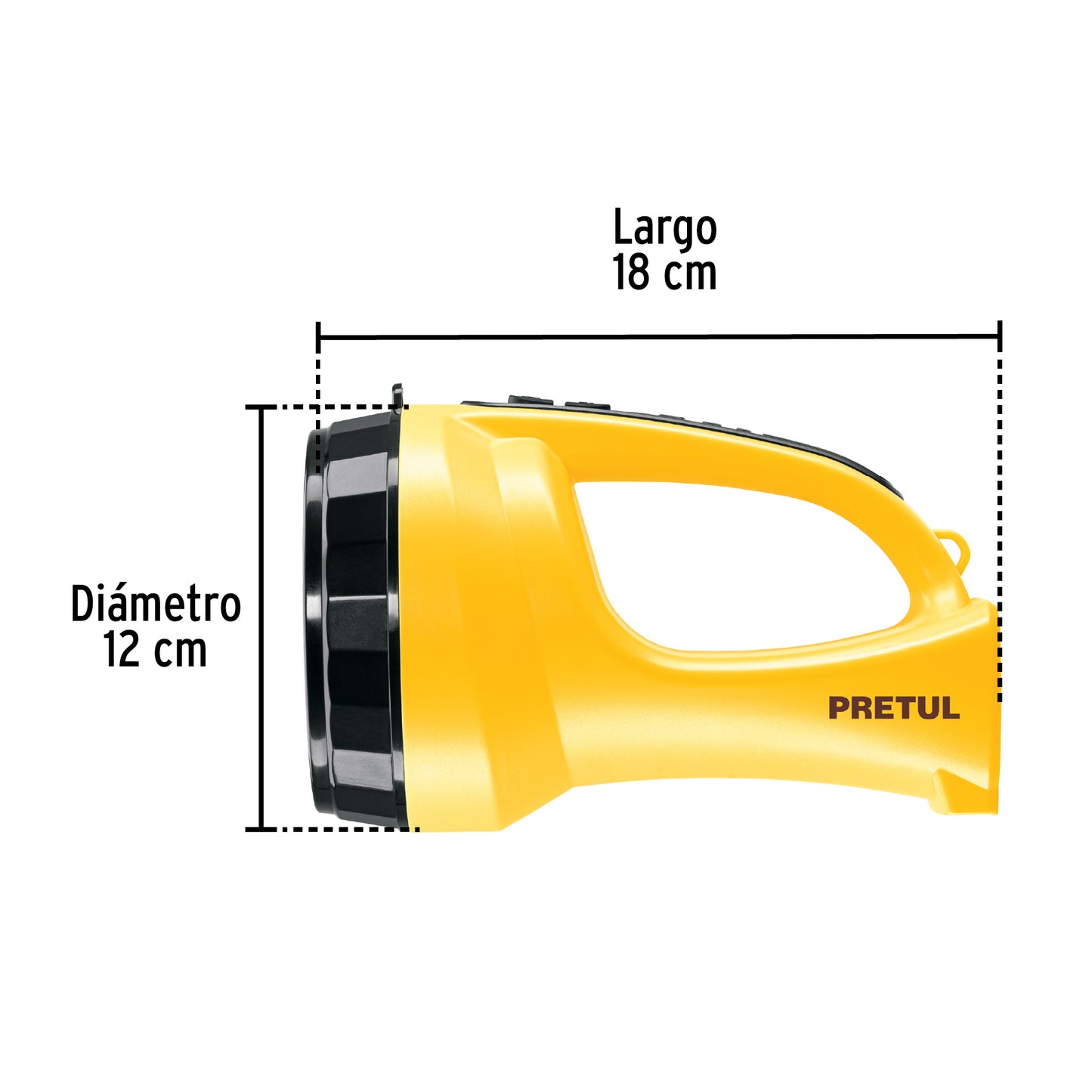 Pretul Reflector LED Recargable 145 lúmenes