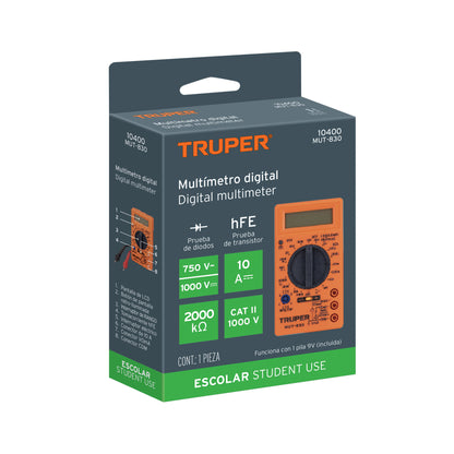 Multímetro Digital Truper MUT-830