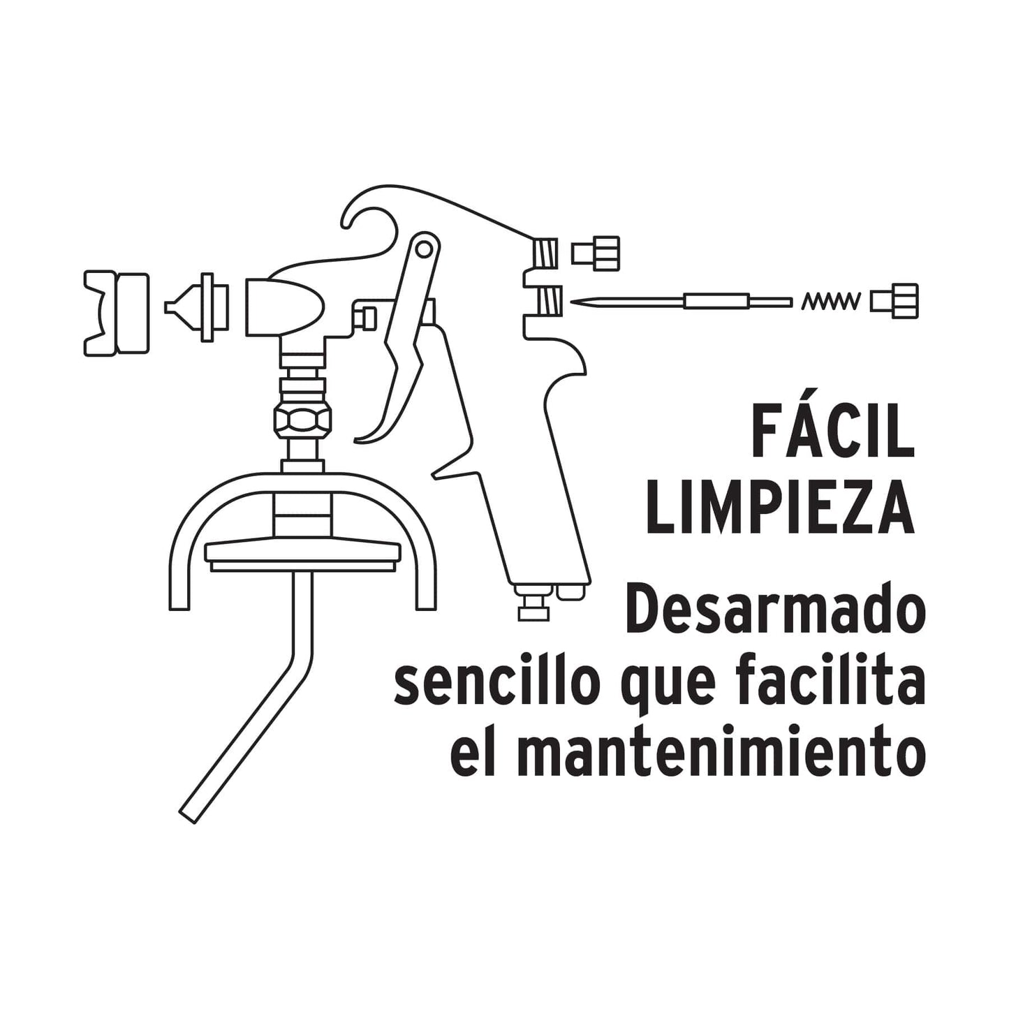 Pistola para pintar Truper PIPI-26