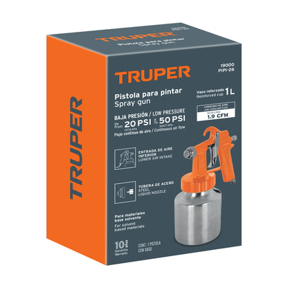 Pistola para pintar Truper PIPI-26