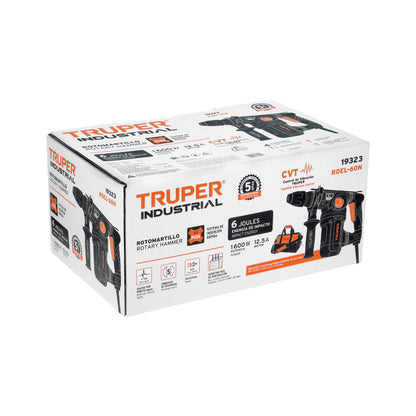 Rotomartillo TRUPER INDUSTRIAL SDS Plus 6J, 1600W