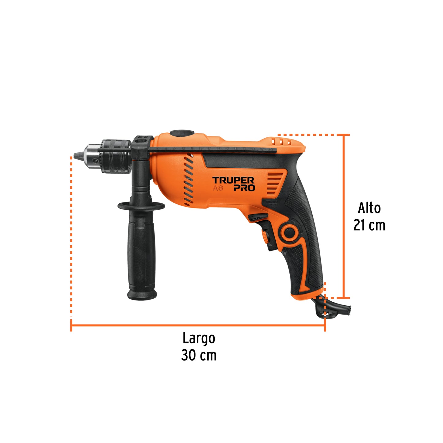 Rotomartillo TRUPER PRO 1/2” 750W