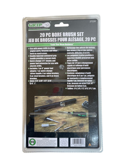 Set de Brochas para Perforación 20 Piezas GRIP