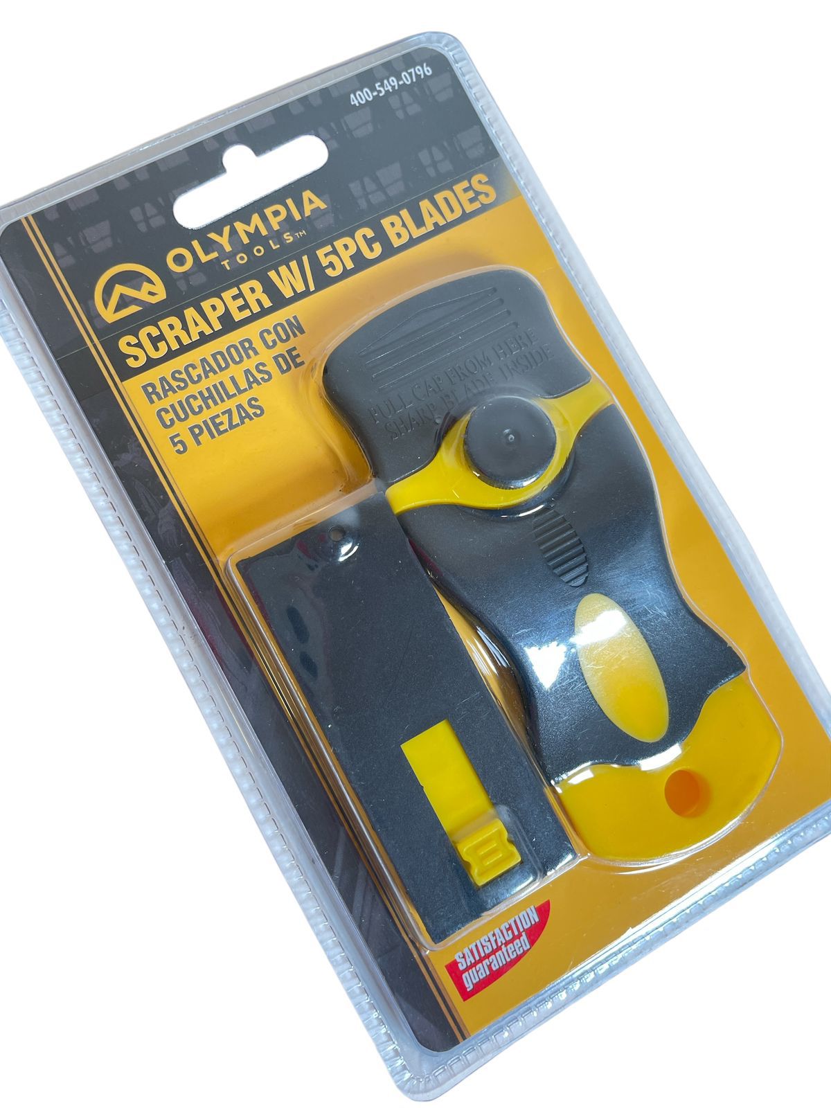 Rascador Olympia Tools con 5 cuchillas intercambiables