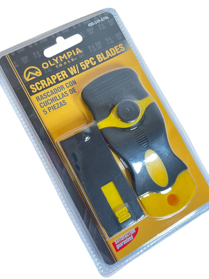 Rascador Olympia Tools con 5 cuchillas intercambiables