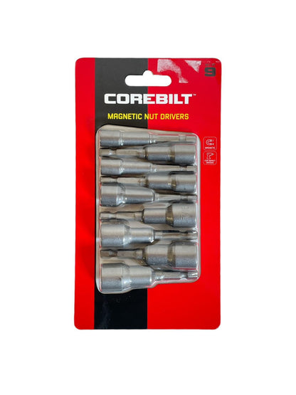 Juego de Dados Magnéticos Corebilt, 9 Piezas